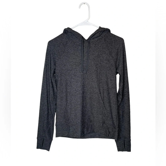 Outdoor Voices Women's Cloudknit Hoodie Size Small In Charcoal Gray - Picture 4 of 9